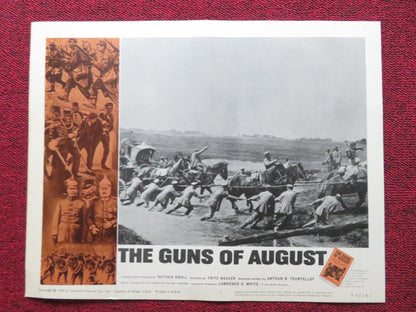 THE GUNS OF AUGUST US LOBBY CARD FULL SET FRITZ WEAVER WINSTON CHURCHILL 1965