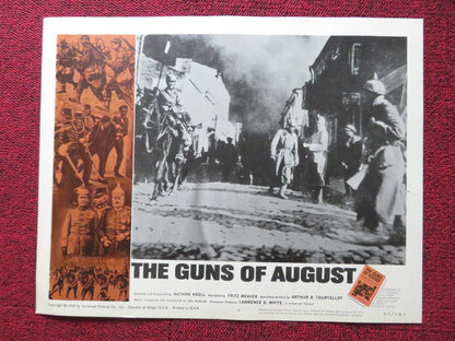 THE GUNS OF AUGUST US LOBBY CARD FULL SET FRITZ WEAVER WINSTON CHURCHILL 1965