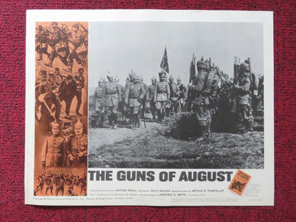 THE GUNS OF AUGUST US LOBBY CARD FULL SET FRITZ WEAVER WINSTON CHURCHILL 1965