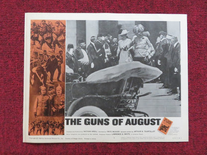 THE GUNS OF AUGUST US LOBBY CARD FULL SET FRITZ WEAVER WINSTON CHURCHILL 1965