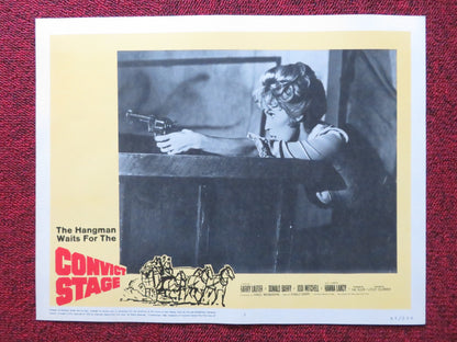 CONVICT STAGE US LOBBY CARD FULL SET HARRY LAUTER DONALD BARRY 1965