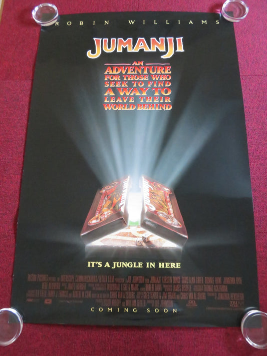 JUMANJI US ONE SHEET ROLLED POSTER ROBIN WILLIAMS KIRSTEN DUNST 1995