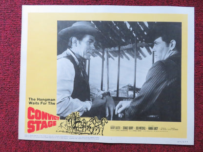 CONVICT STAGE US LOBBY CARD FULL SET HARRY LAUTER DONALD BARRY 1965