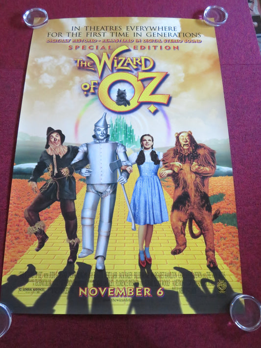 THE WIZARD OF OZ SPECIAL EDITION DIG. REMASTERED US ONE SHEET ROLLED POSTER 1998