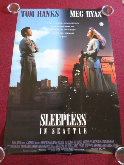 SLEEPLESS IN SEATTLE US ONE SHEET ROLLED POSTER TOM HANKS MEG RYAN 1993