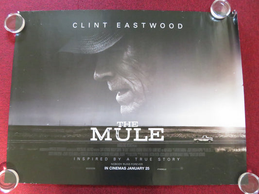 THE MULE UK QUAD ROLLED POSTER CLINT EASTWOOD PATRICK L. REYES 2018