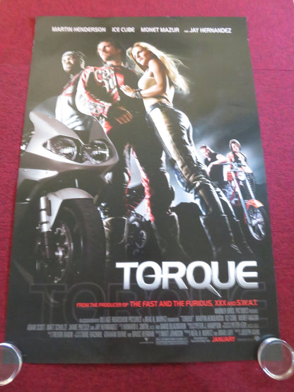 TORQUE US ONE SHEET ROLLED POSTER MARTIN HENDERSON ICE CUBE 2004