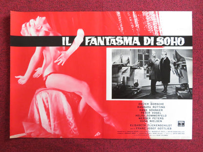 THE PHANTOM OF SOHO - G ITALIAN FOTOBUSTA POSTER DIETER BORSCHE B. RUTTING 1964