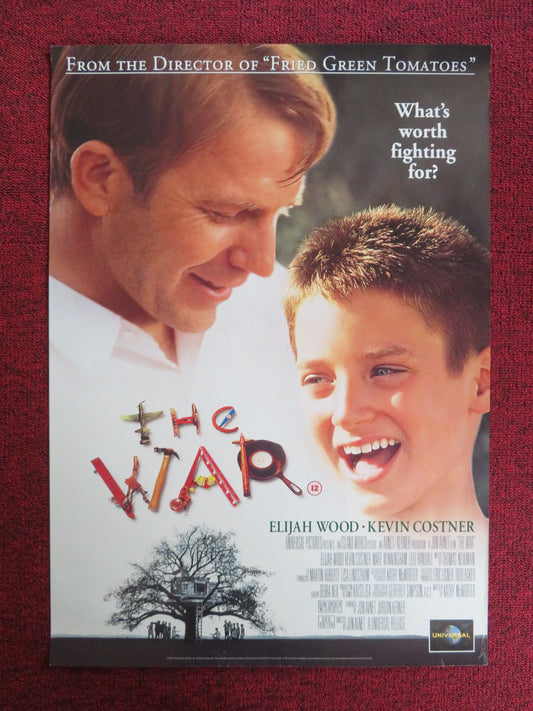 THE WAR VHS VIDEO POSTER ELIJAH WOOD KEVIN COSTNER 1994