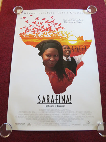 SARAFINA! US ONE SHEET ROLLED POSTER WHOOPI GOLDBERG LELETI KHUMALO 1992