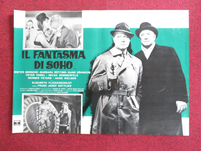 THE PHANTOM OF SOHO - J ITALIAN FOTOBUSTA POSTER DIETER BORSCHE B. RUTTING 1964