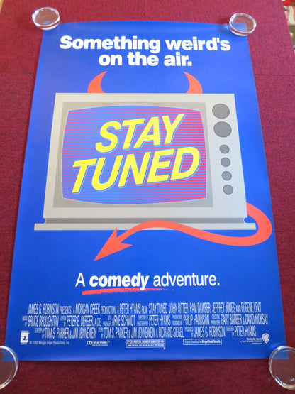 STAY TUNED US ONE SHEET ROLLED POSTER JOHN RITTER PAM DAWBER 1992