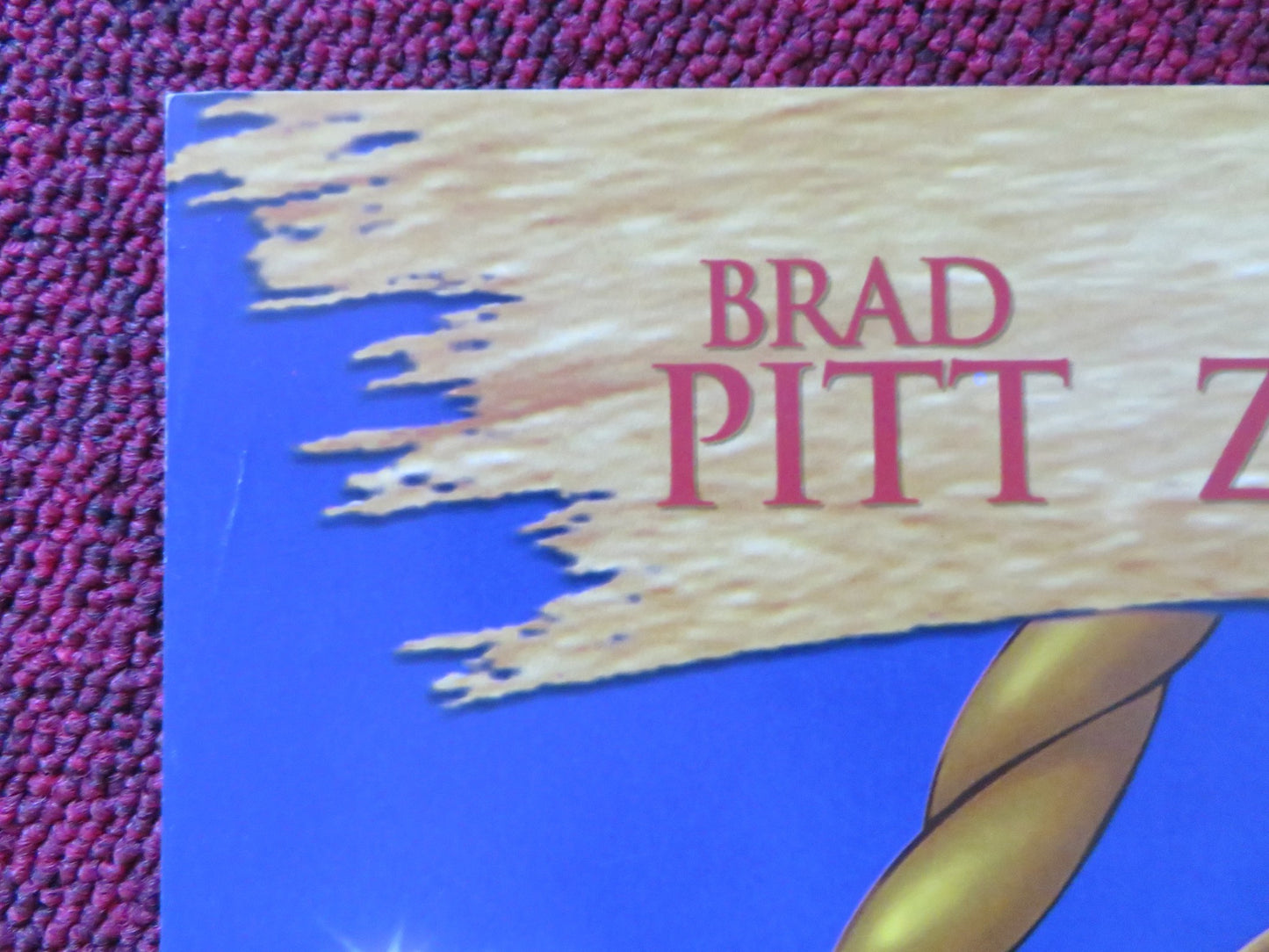 SINBAD: LEGEND OF THE SEVEN SEAS DVD & VHS VIDEO POSTER BRAD PITT 2003