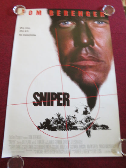 SNIPER US ONE SHEET ROLLED POSTER TOM BERENGER BILLY ZANE 1993