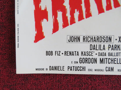 FRANKENSTEIN '80 - A ITALIAN FOTOBUSTA POSTER JOHN RICHARDSON XIRO PAPAS 1972