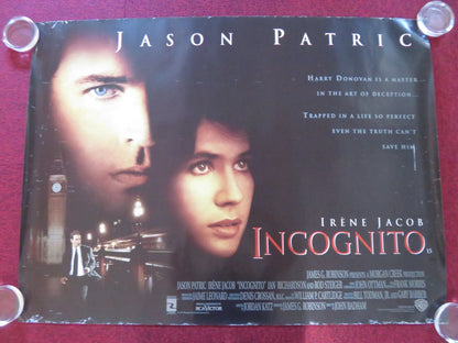 INCOGNITO UK QUAD ROLLED POSTER JASON PATRIC IRENE JACOB 1997