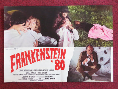 FRANKENSTEIN '80 - C ITALIAN FOTOBUSTA POSTER JOHN RICHARDSON XIRO PAPAS 1972