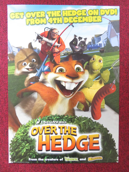OVER THE HEDGE DVD POSTER BRUCE WILLIS STEVE CARELL 2006