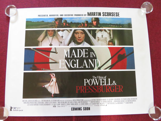 MADE IN ENGLAND: THE FILMS OF POWELL AND PRESSBURGER UK QUAD ROLLED POSTER 2024