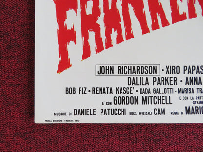 FRANKENSTEIN '80 - E ITALIAN FOTOBUSTA POSTER JOHN RICHARDSON XIRO PAPAS 1972