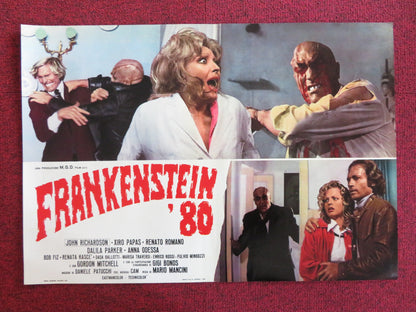 FRANKENSTEIN '80 - F ITALIAN FOTOBUSTA POSTER JOHN RICHARDSON XIRO PAPAS 1972