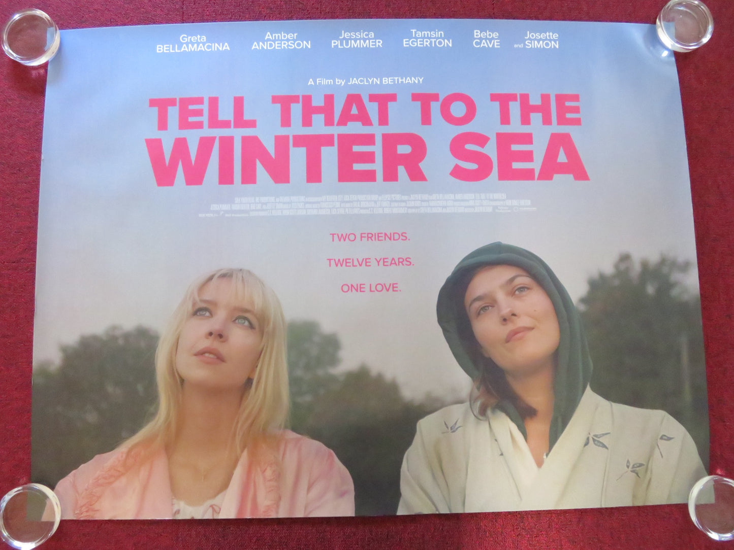 TELL THAT TO THE WINTER SEA UK QUAD ROLLED POSTER BELLAMACINA AMBER ANDERS 2024