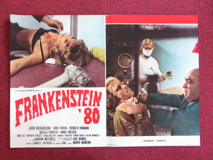 FRANKENSTEIN '80 - G ITALIAN FOTOBUSTA POSTER JOHN RICHARDSON XIRO PAPAS 1972