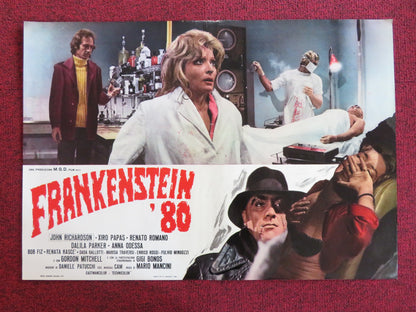 FRANKENSTEIN '80 - H ITALIAN FOTOBUSTA POSTER JOHN RICHARDSON XIRO PAPAS 1972