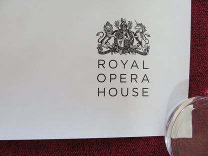 THE ROYAL OPERA HOUSE: ANDREA CHENIER 23/24 UK QUAD ROLLED POSTER KAUFMANN 2024