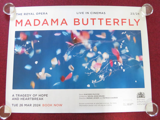 THE ROYAL OPERA HOUSE: MADAMA BUTTERFLY 2024 UK QUAD ROLLED POSTER PUCCINI 2024