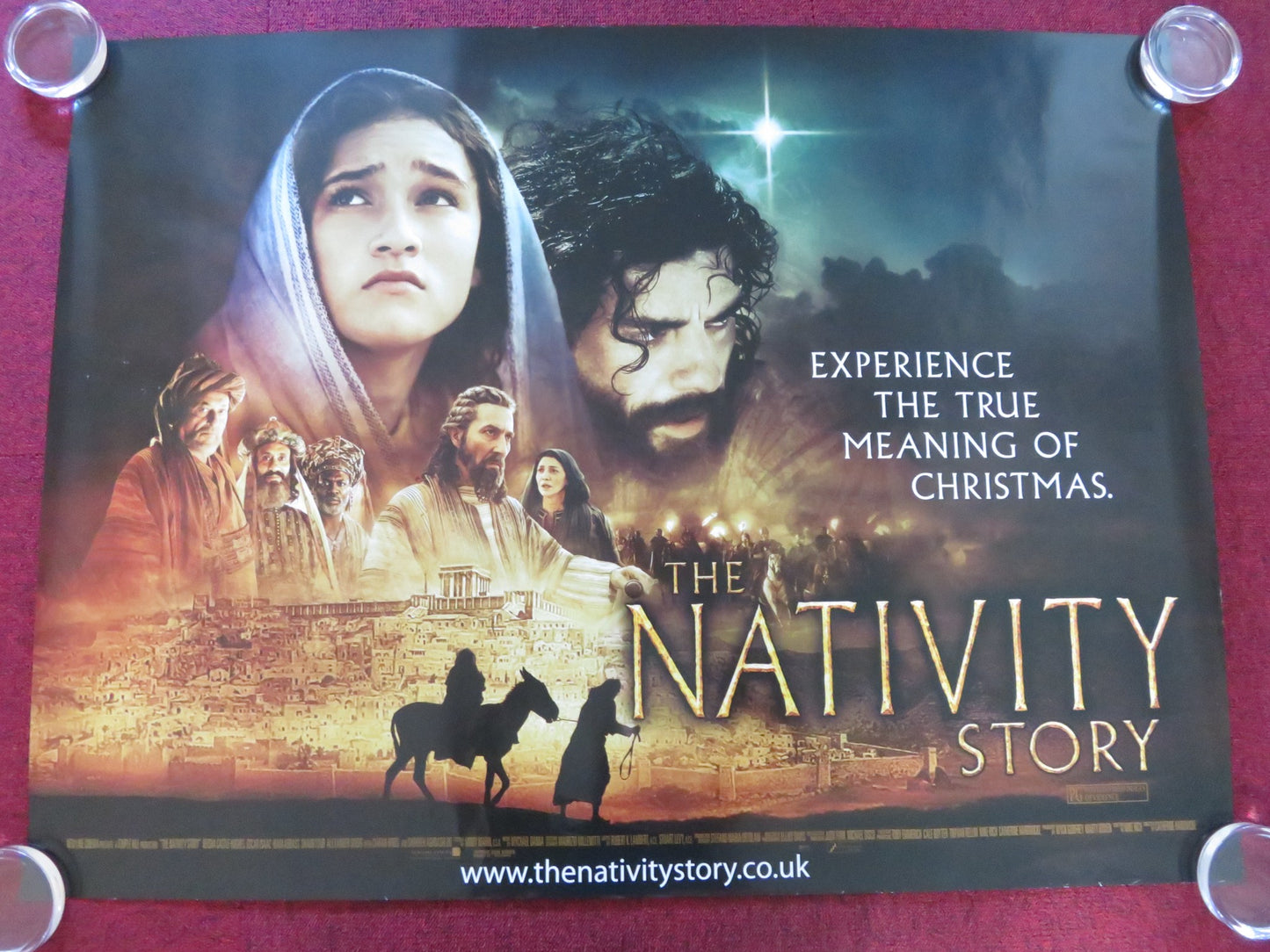 THE NATIVITY STORY UK QUAD ROLLED POSTER OSCAR ISAAC KEISHA CASTLE-HUGHES 2006