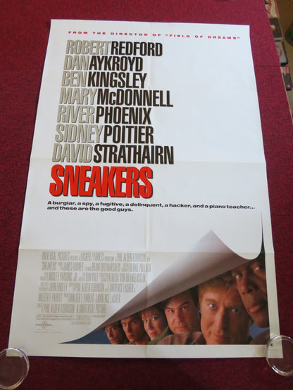 SNEAKERS US ONE SHEET ROLLED POSTER ROBERT REDFORD SIDNEY POITIER 1992