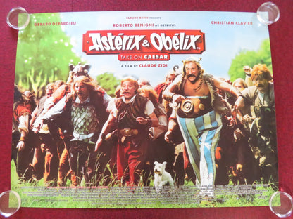 ASTERIX & OBELIX TAKE ON CAESAR UK QUAD ROLLED POSTER GERARD DEPARDIEU 1999