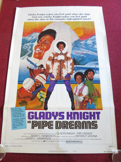 PIPE DREAMS STYLE B US ONE SHEET ROLLED POSTER GLADYS KNIGHT WAYNE TIPPIT 1976