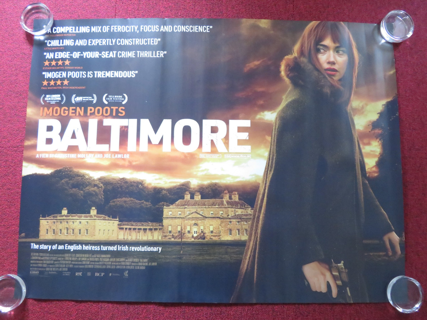 BALTIMORE UK QUAD ROLLED POSTER IMOGEN POOTS TOM VAUGHAN-LAWLOR 2023