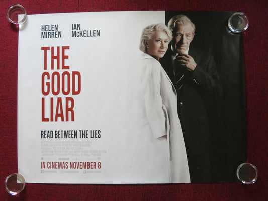 THE GOOD LIAR UK QUAD ROLLED POSTER HELEN MIRREN IAN MCKELLEN 2019