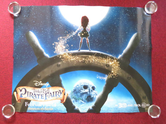 TINKER BELL AND THE THE PIRATE FAIRY UK QUAD ROLLED POSTER DISNEY WHITMAN 2014