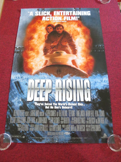 DEEP RISING VHS VIDEO POSTER ROLLED TREAT WILLIAMS FAMKE JANSSEN 1998