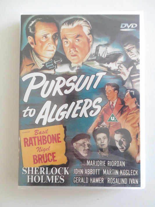 PURSUIT TO ALGIERS (DVD) BASIL RATHBONE NIGEL BRUCE 1945 REGION ALL