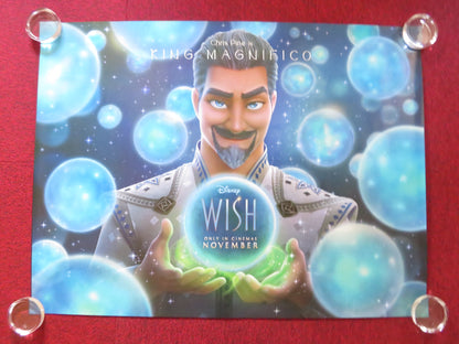 WISH UK QUAD ROLLED POSTER DISNEY ARIANA DEBOSE CHRIS PINE 2023