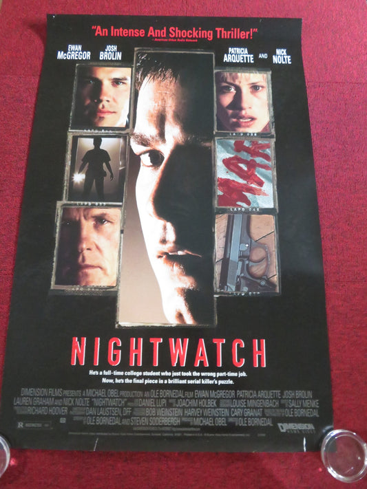 NIGHTWATCH VHS VIDEO POSTER ROLLED EWAN MCGREGOR NICK NOLTE 1997