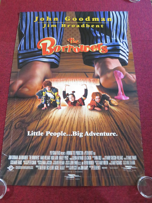 THE BORROWERS VHS VIDEO POSTER ROLLED JOHN GOODMAN JIM BROADBENT 1997