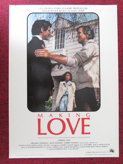 MAKING LOVE - B ITALIAN FOTOBUSTA POSTER MICHAEL ONTKEAN KATE JACKSON 1982