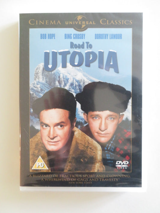 ROAD TO UTOPIA (DVD) BING CROSBY BOB HOPE 1945 REGION 2, 4