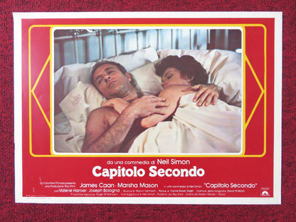 CHAPTER TWO - A ITALIAN FOTOBUSTA POSTER JAMES CAAN MARSHA MASON 1979