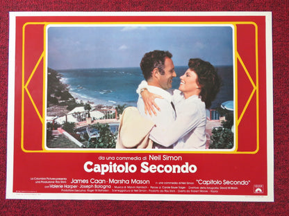 CHAPTER TWO - E ITALIAN FOTOBUSTA POSTER JAMES CAAN MARSHA MASON 1979