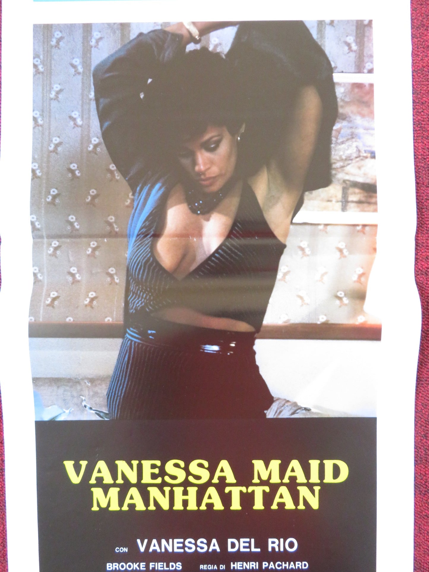 VANESSA MAID IN MANHATTAN ITALIAN LOCANDINA POSTER BROOKE FIELDS J. BUTLER 1986