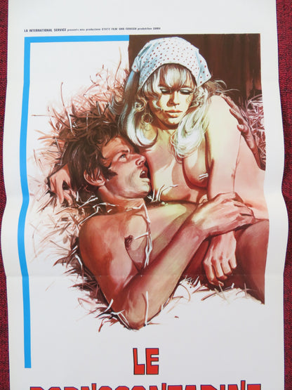 LE PORNOCONTADINE ITALIAN LOCANDINA POSTER RINALDO TALMONTI ELMA KARLOVA 1973