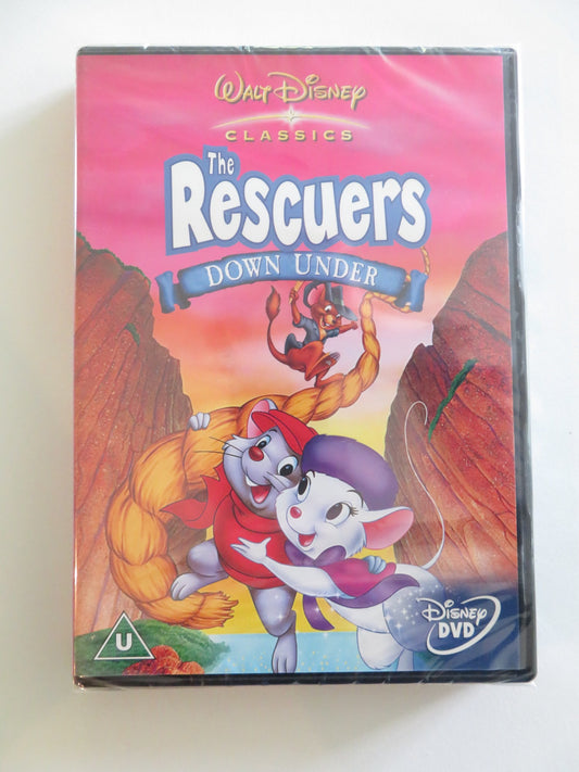 THE RESCUERS DOWN UNDER (DVD) DISNEY BOB NEWHART EVA GABOR 1990 REGION 2