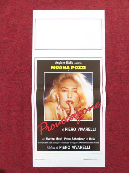 PROVOCAZIONE ITALIAN LOCANDINA POSTER MOANA POZZI MARINO MASE 1988